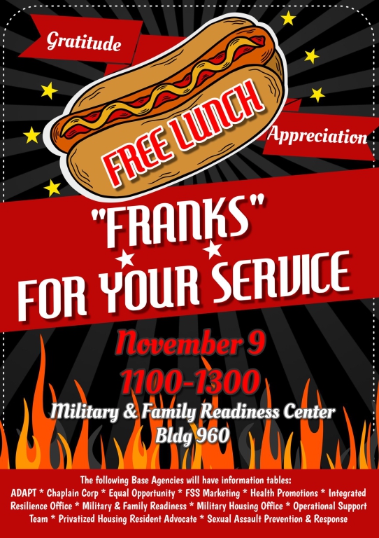 “Franks” for your Service