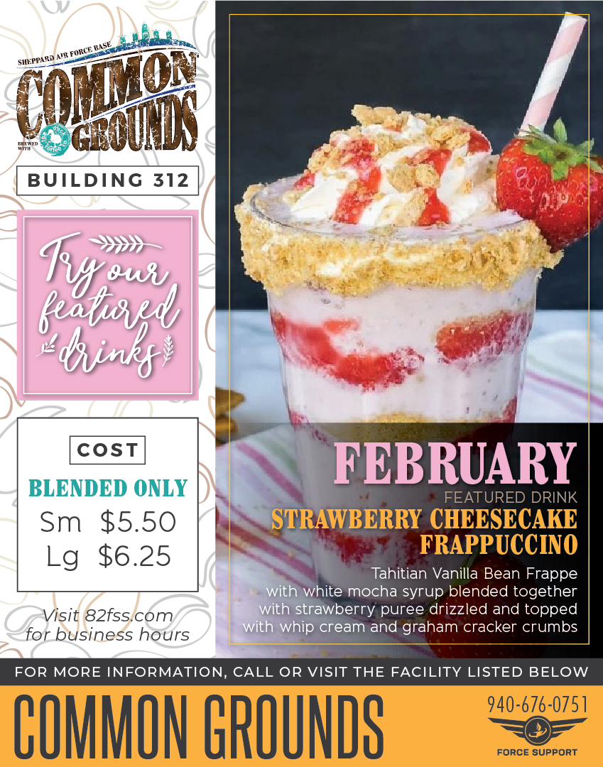February Featured Drink at Common Grounds