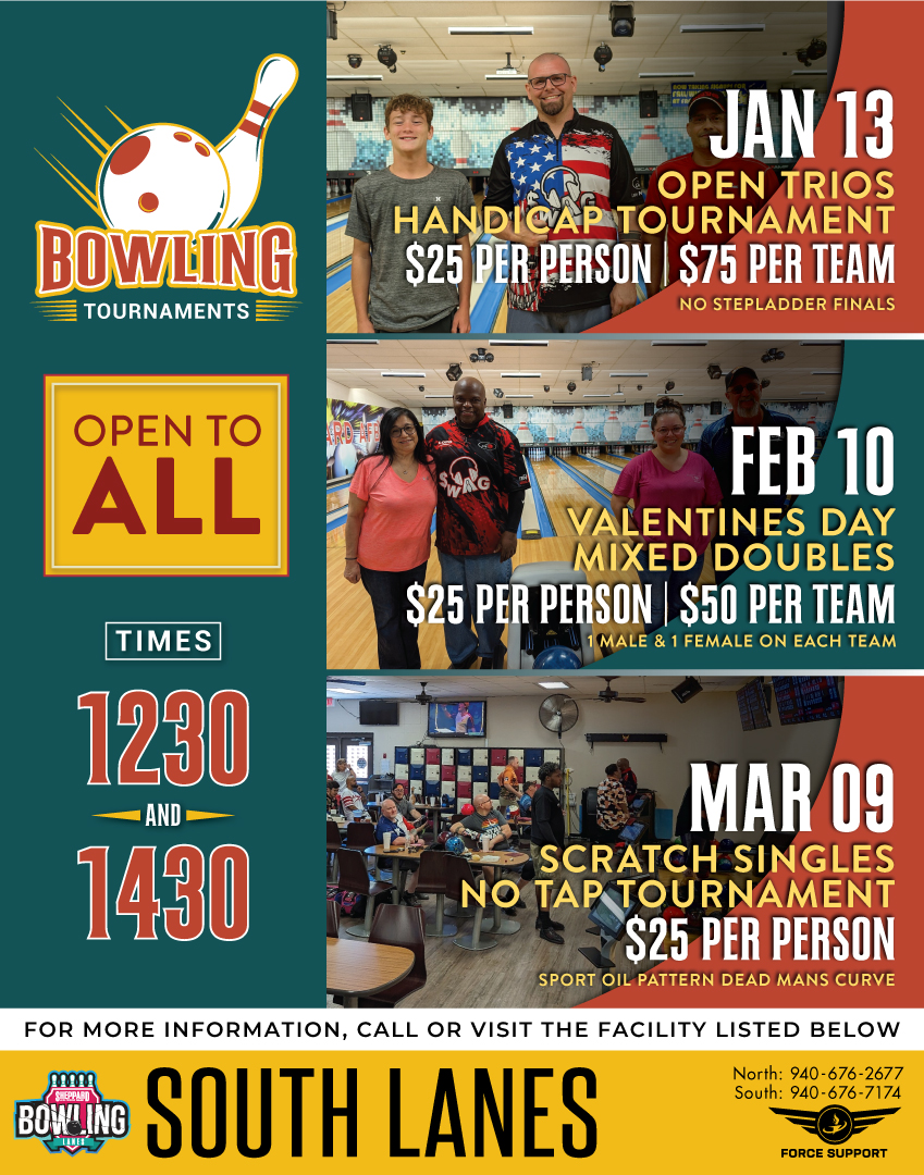 Monthly Bowling Tournaments