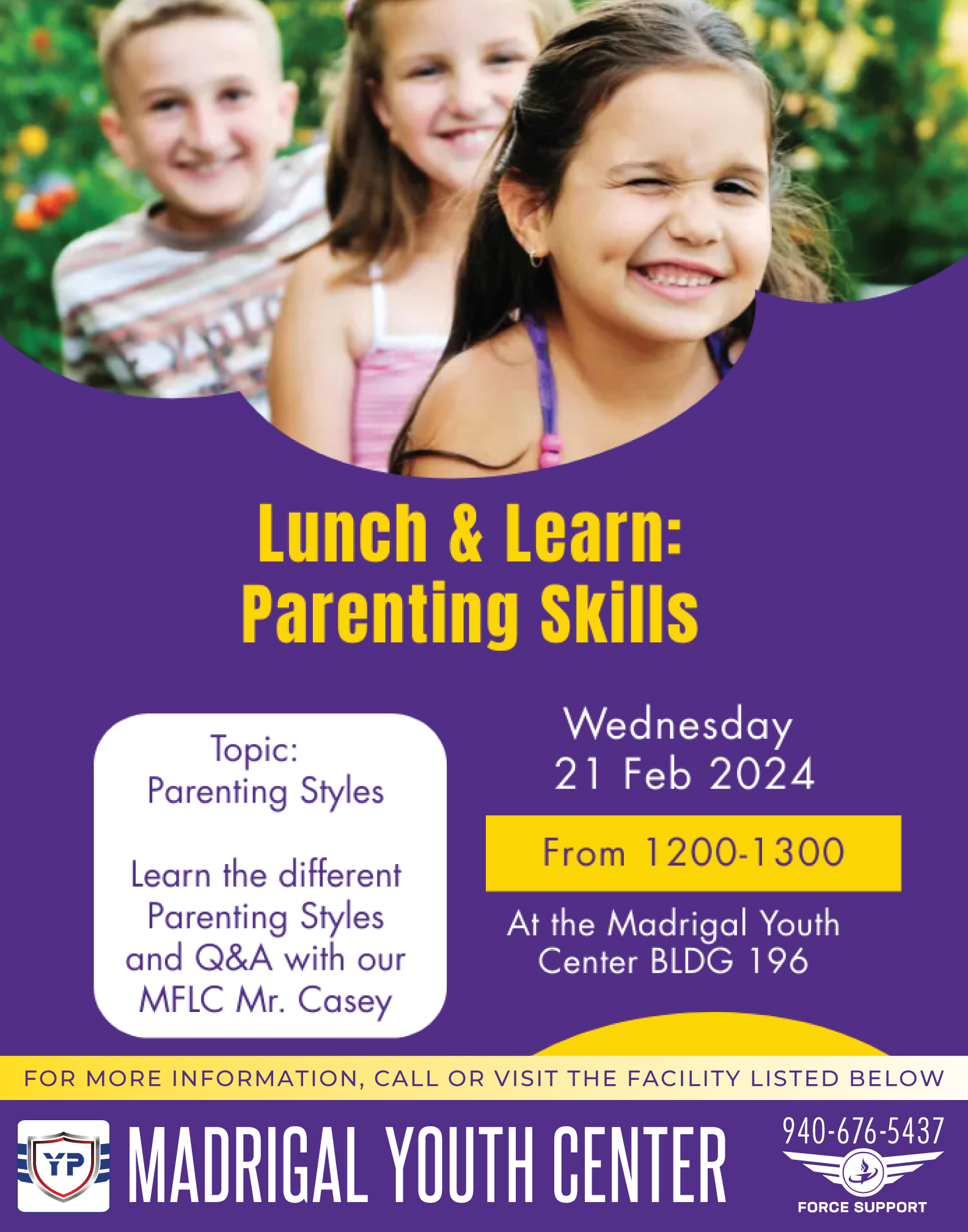 Lunch & Learn: Parenting Skills