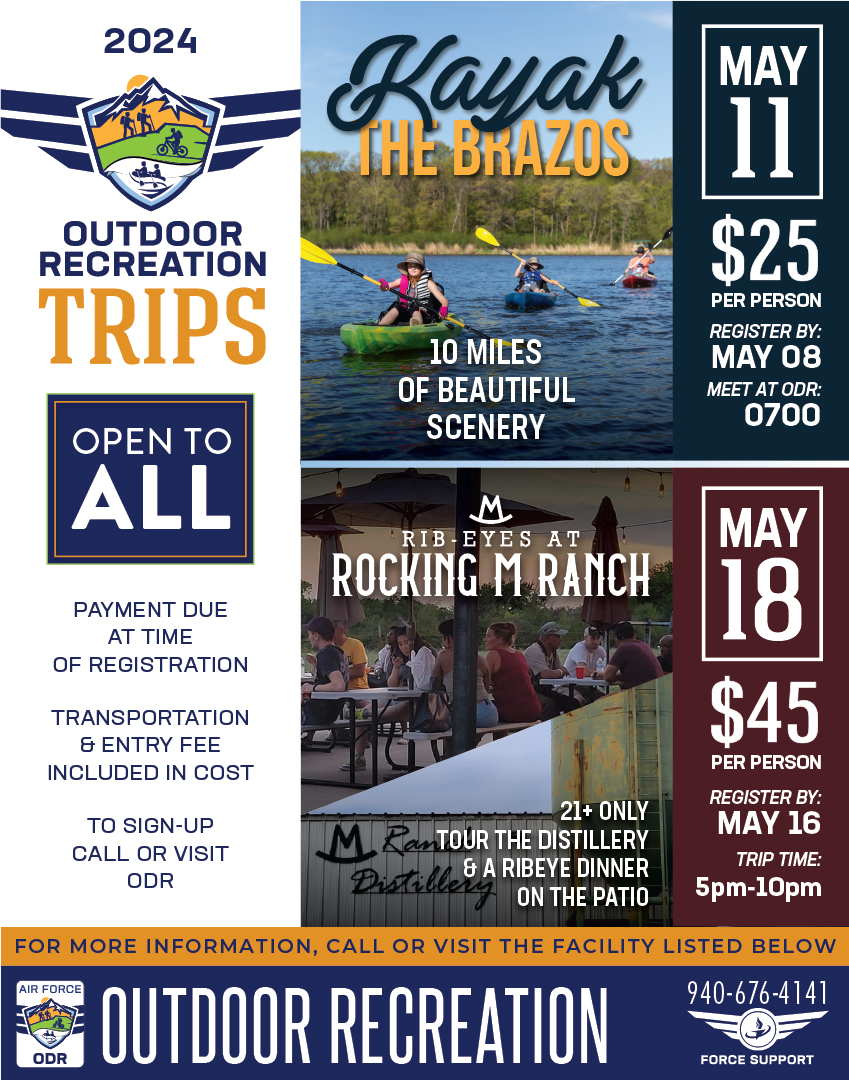 Kayak the Brazos/Rib-Eyes at Rocking M Ranch