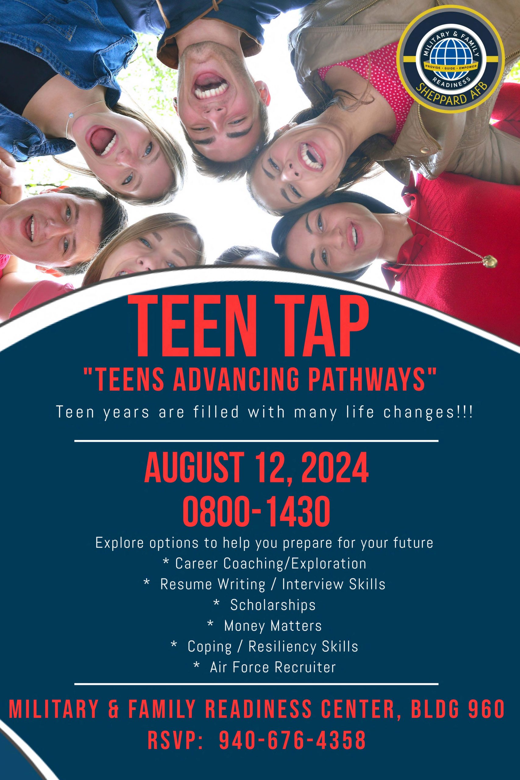 Teen TAP “Teens Advancing Pathways”