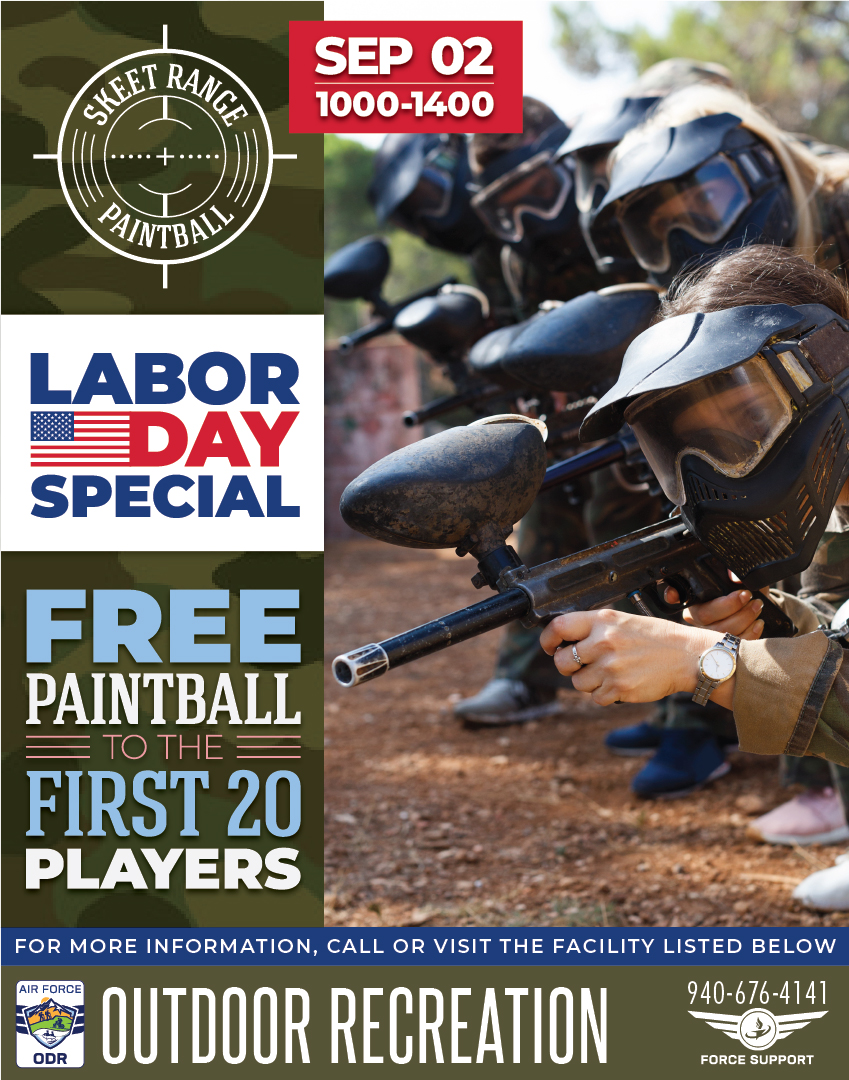 Labor Day Paintball Special